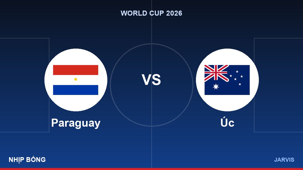 Paraguay vs Úc, World Cup 2026