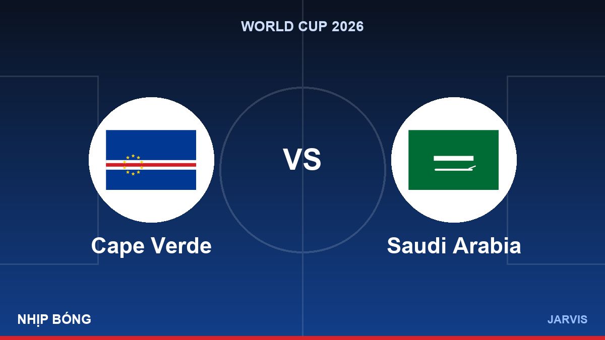 Cape Verde vs Saudi Arabia, World Cup 2026