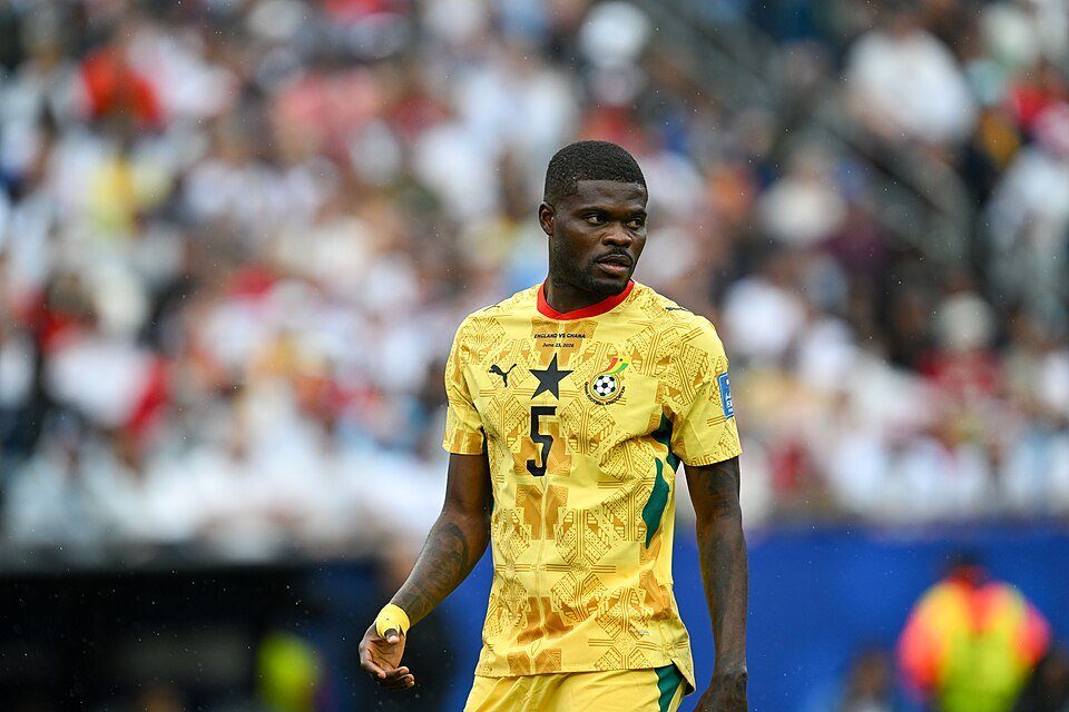 Ảnh tư liệu: Thomas Partey trong màu áo Ghana. Nguồn: Wikimedia Commons