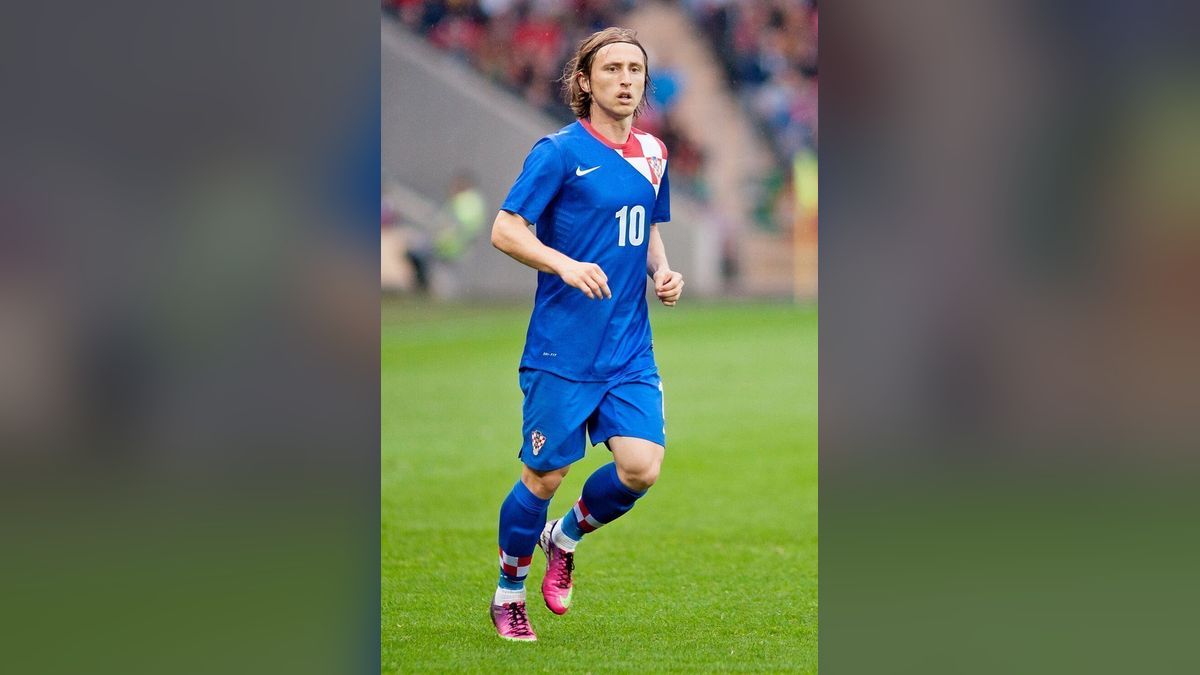 Ảnh tư liệu: Luka Modric trong màu áo Croatia. Nguồn: Wikimedia Commons
