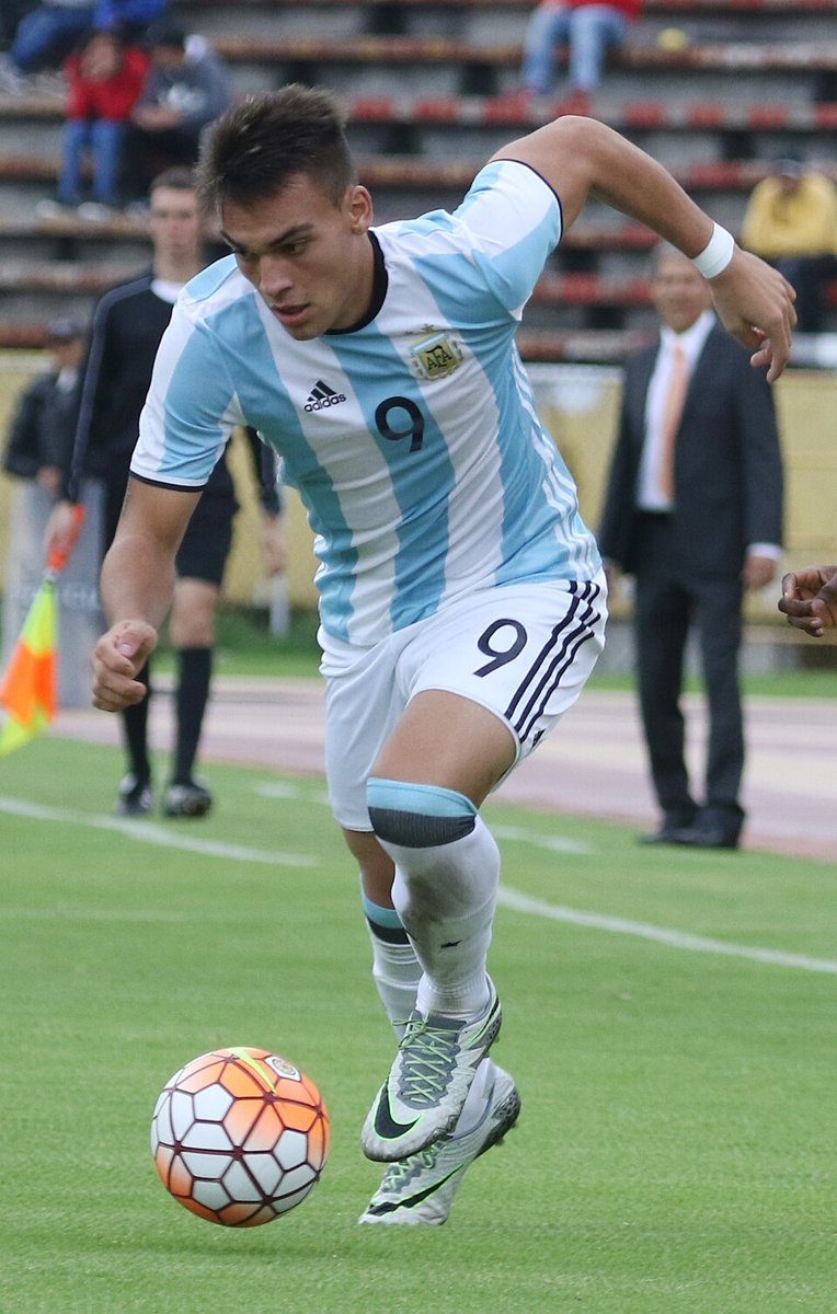 Archive photo: Lautaro Martinez in an Argentina shirt. Source: Wikimedia Commons