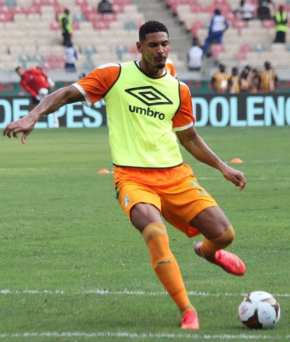 Ảnh tư liệu: Sebastien Haller trong màu áo Ivory Coast. Nguồn: Wikimedia Commons