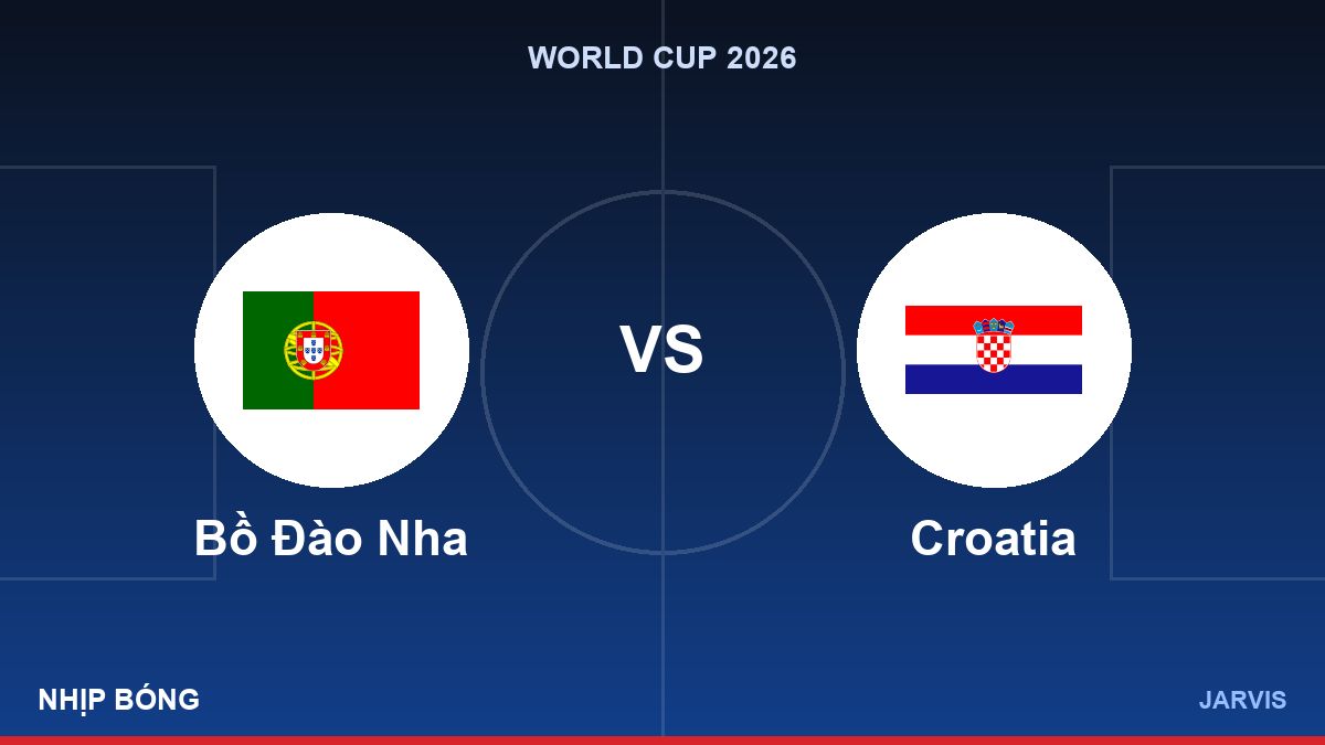 Bồ Đào Nha vs Croatia, World Cup 2026