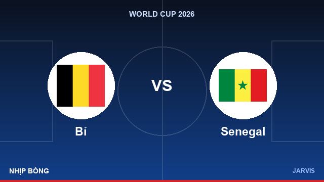 Kết quả Bỉ 3-2 Senegal