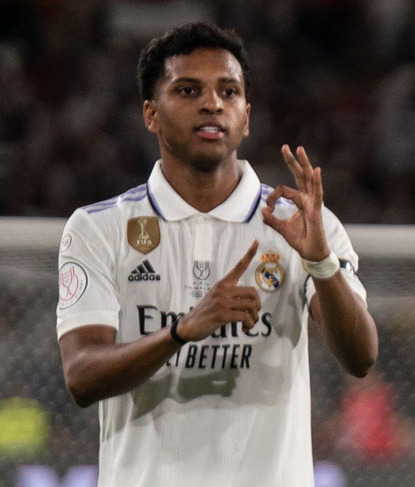 Archive photo: Rodrygo, pictured in a different match (not this game). Source: Wikimedia Commons