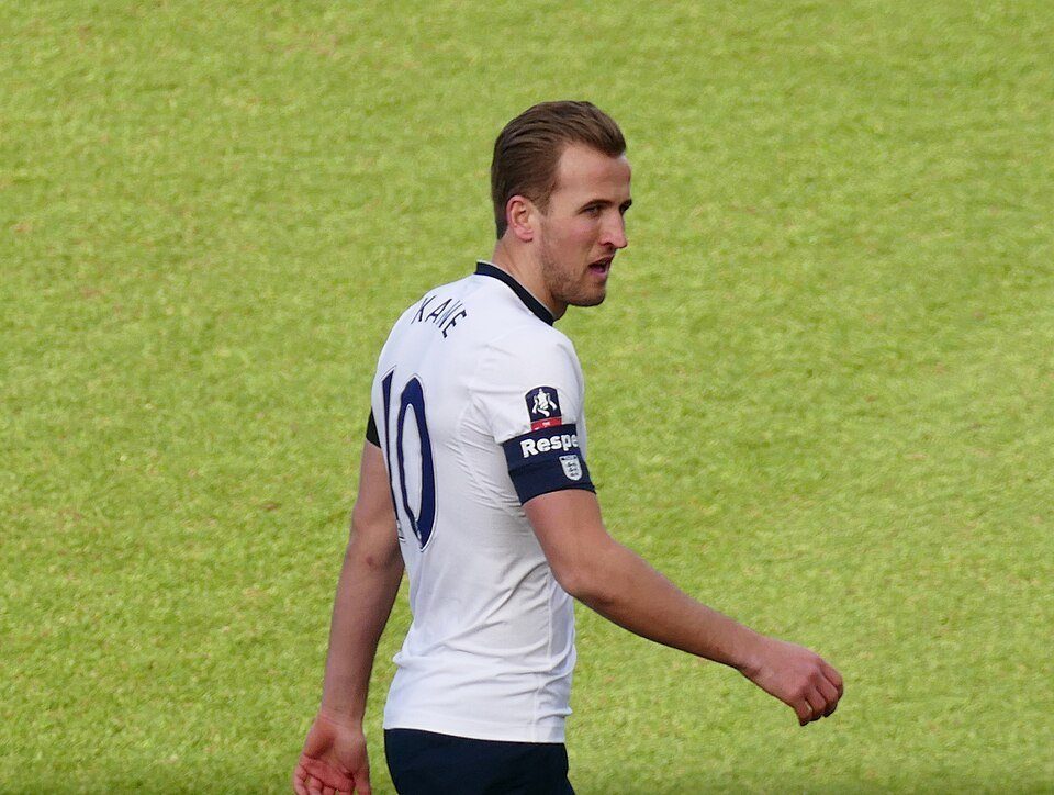 Ảnh tư liệu: Harry Kane, chụp ở một trận khác (không phải trận này). Nguồn: Wikimedia Commons.
