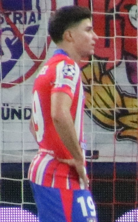 Archive photo: Julián Álvarez, Atletico Madrid player. Source: Wikimedia Commons.