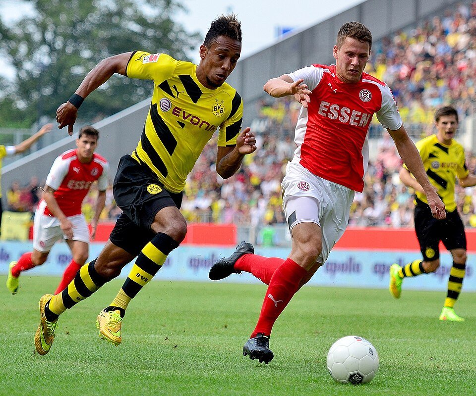 Ảnh tư liệu: Pierre-Emerick Aubameyang, cầu thủ của Deportivo. Nguồn: Wikimedia Commons.