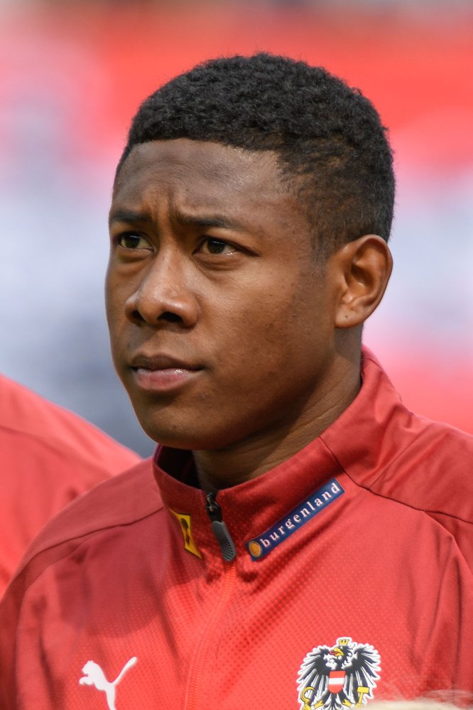 Archive photo: David Alaba, pictured in a different match (not this game). Source: Wikimedia Commons.