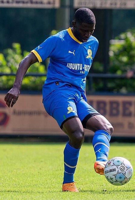 Archive photo: Thalente Mbatha Modiba, pictured in a different match (not this game). Source: Wikimedia Commons.