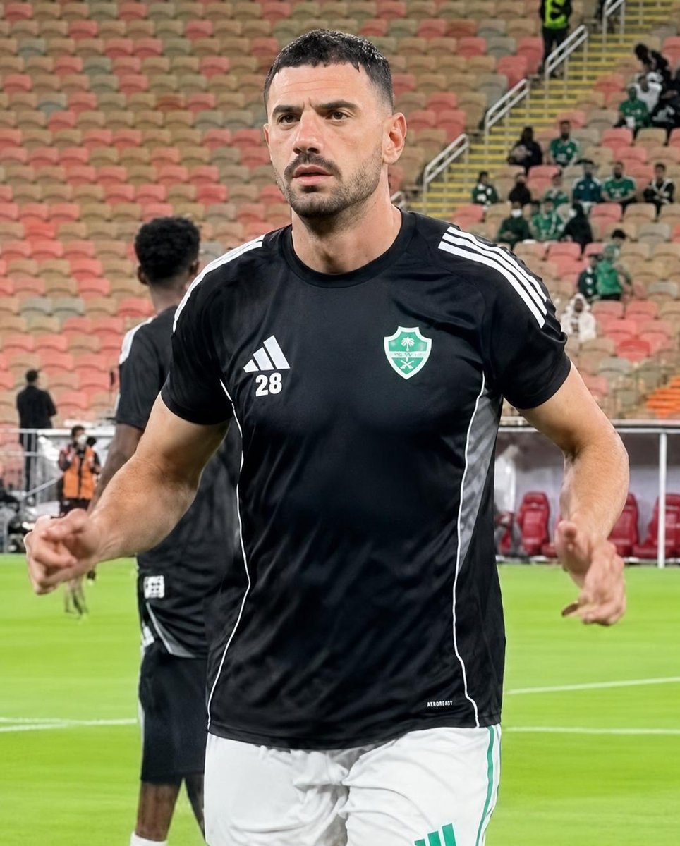 Archive photo: Merih Demiral warming up in club colours for Al-Ahli (not from this match). Source: Wikimedia Commons