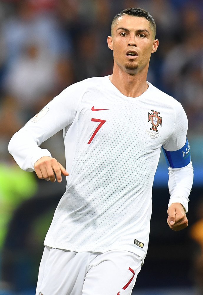 Cristiano Ronaldo in the starting XI for Portugal. Source: Wikimedia Commons